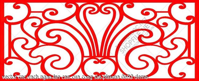 vector cnc vach ngan lan can cua cong sat plasma 0693